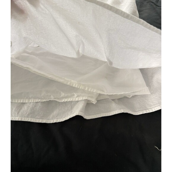 Universal Threads Babydoll Sundress Size Medium White Ruffle Beach Coastal Lagen - Picture 11 of 16